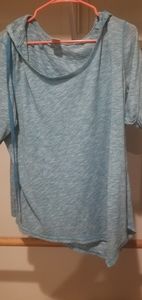 Light blue workout top